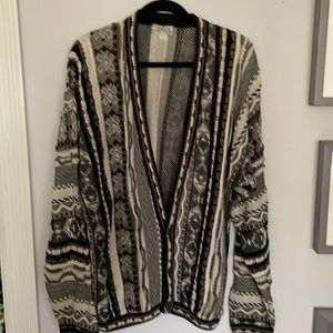 Avanazala “Biggie” style vintage cardigan for Harry Rosen